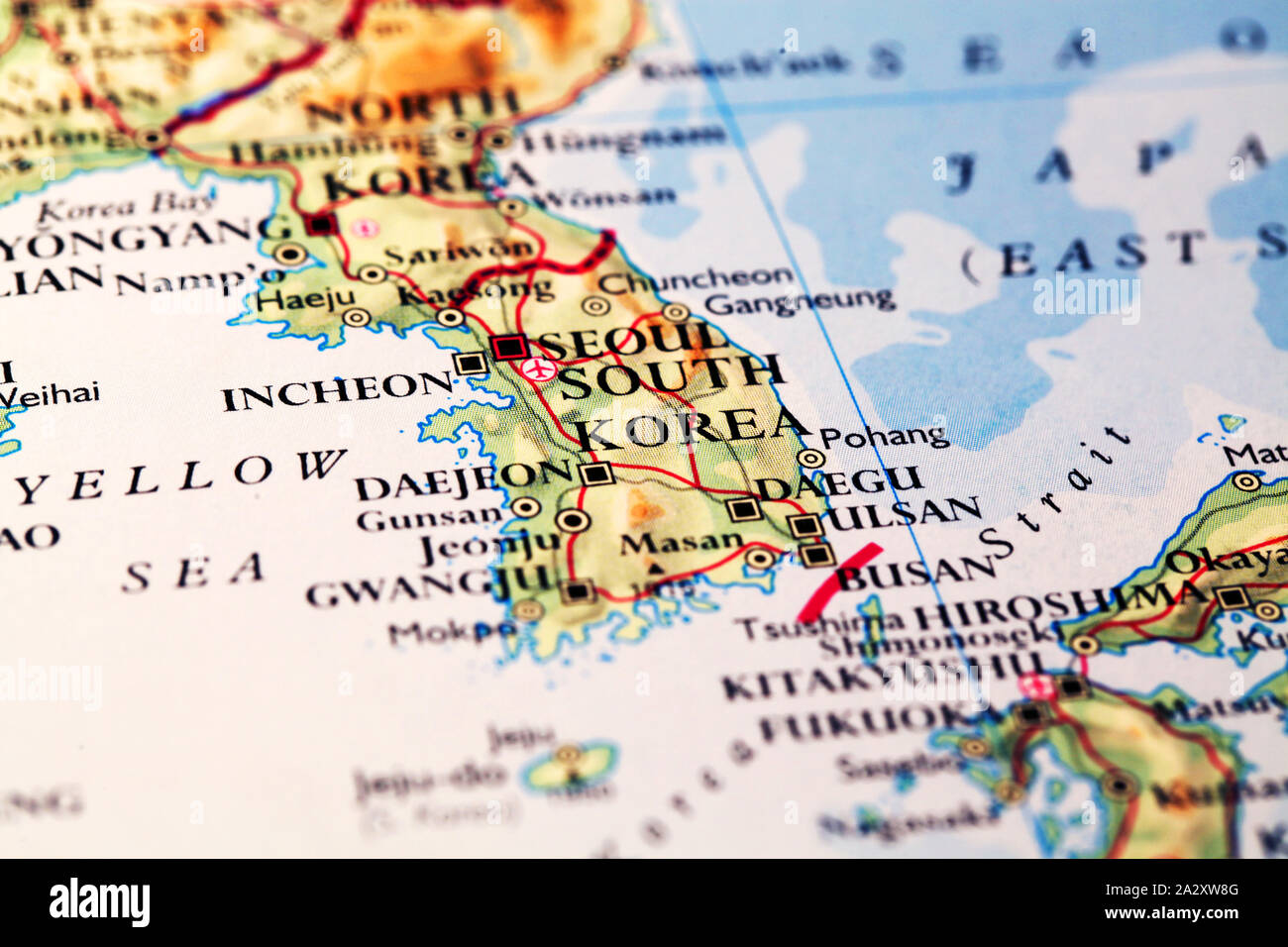 Ilsan South Korea Map Map Seoul South Korea Stock Photo - Alamy