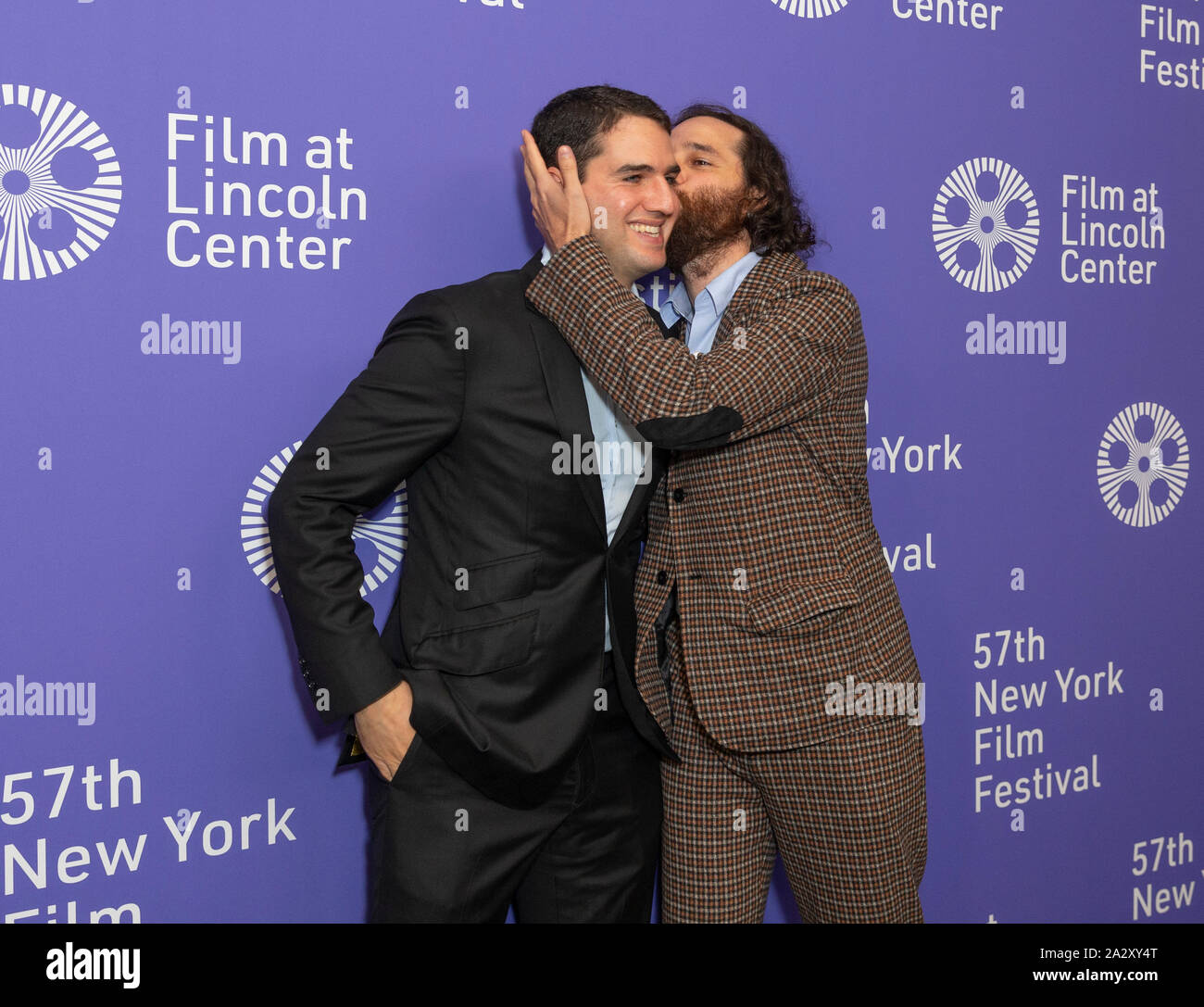New York, NY - October 3, 2019: Benny Safdie and Josh Safdie attend the