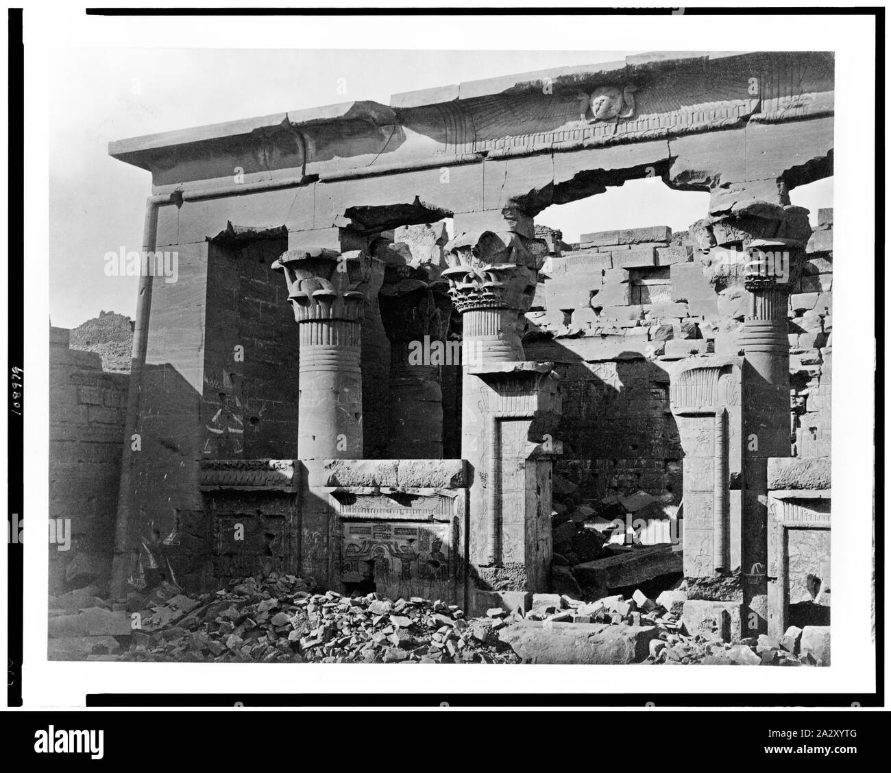 Ruins of temple() Stock Photo