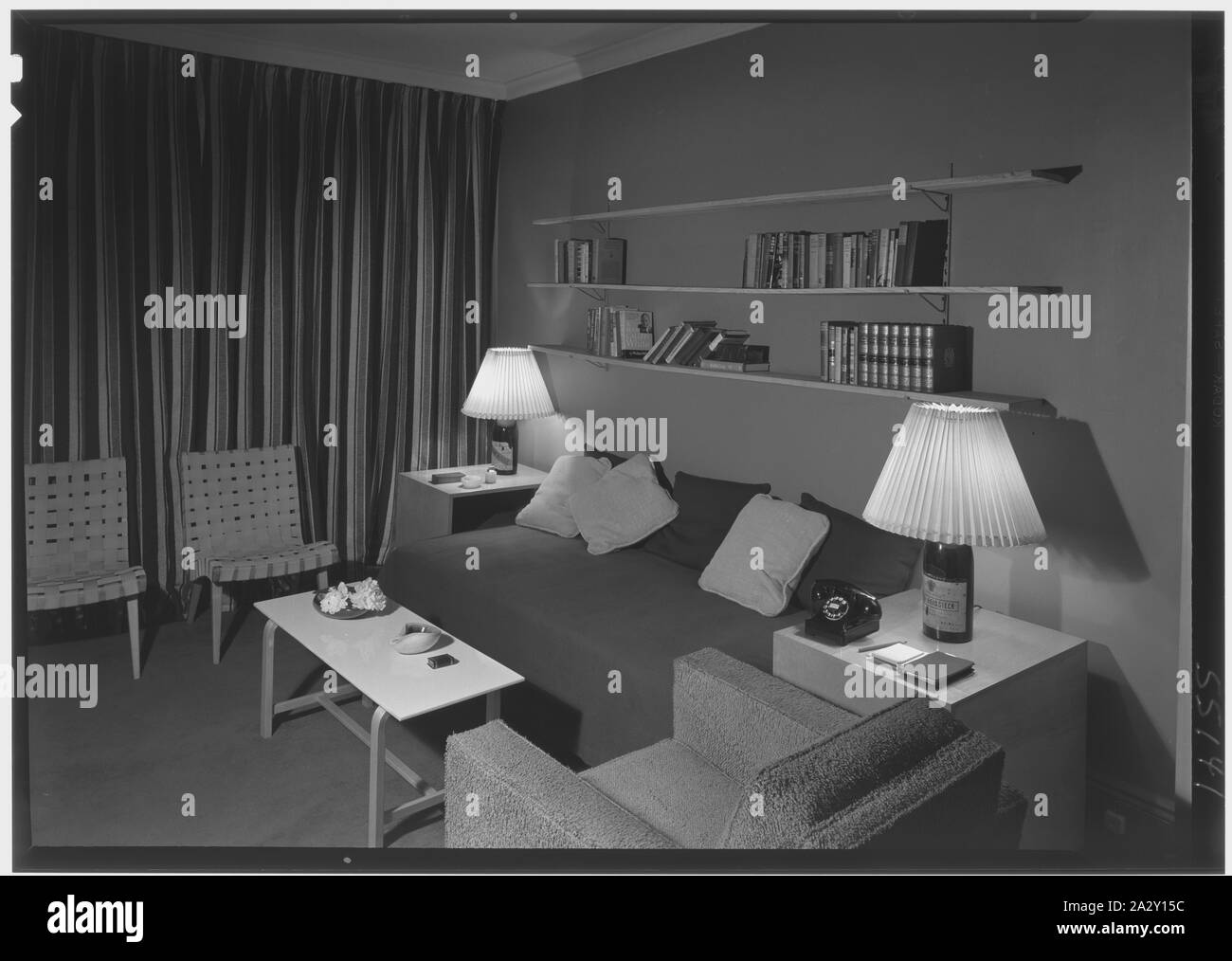 Russel Wright, residence and business at 221 E. 48th St., New York City. Stock Photo