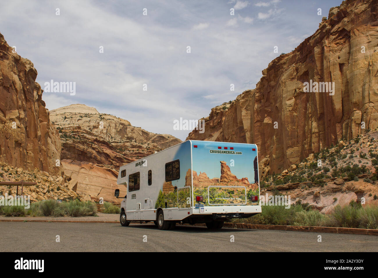 Utah rv travel lifestyle vacation hi-res stock photography and