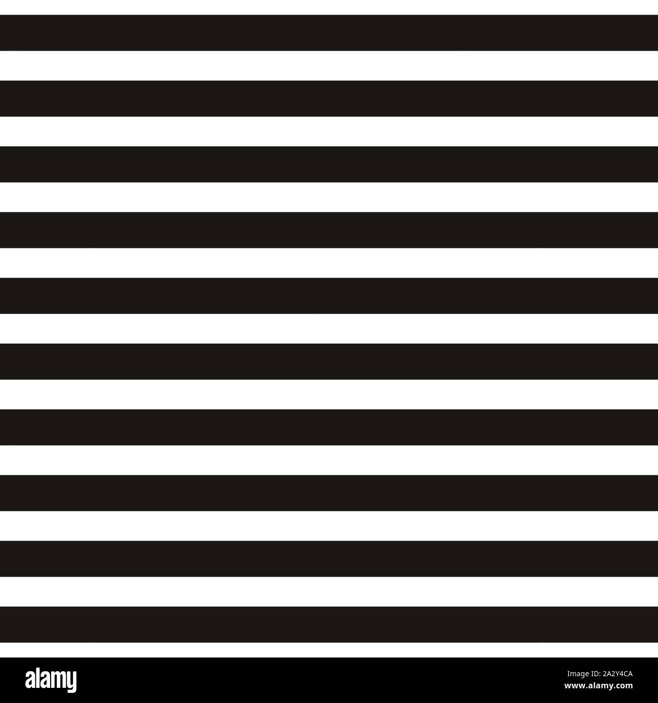 Striped seamless pattern with horizontal line. Black and white fashion graphics design. Strict graphic background. Retro style. Template for wallpaper, wrapping, textile, fabric. Vector Illustration. Stock Vector