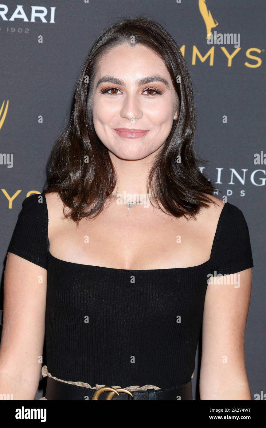 2019 Daytime Programming Peer Group Reception at the Saban Media Center on August 28, 2019 in North Hollywood, CA Featuring: Emma Demirjian Where: North Hollywood, California, United States When: 29 Aug 2019 Credit: Nicky Nelson/WENN.com Stock Photo