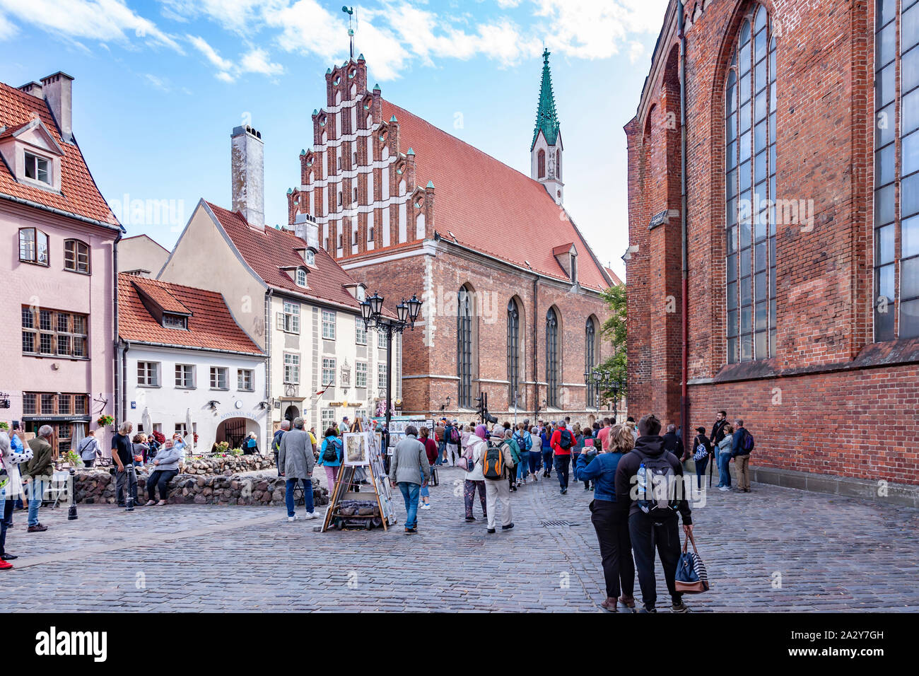 St John's a Lutheran church in Riga, Latvia Stock Photo - Alamy