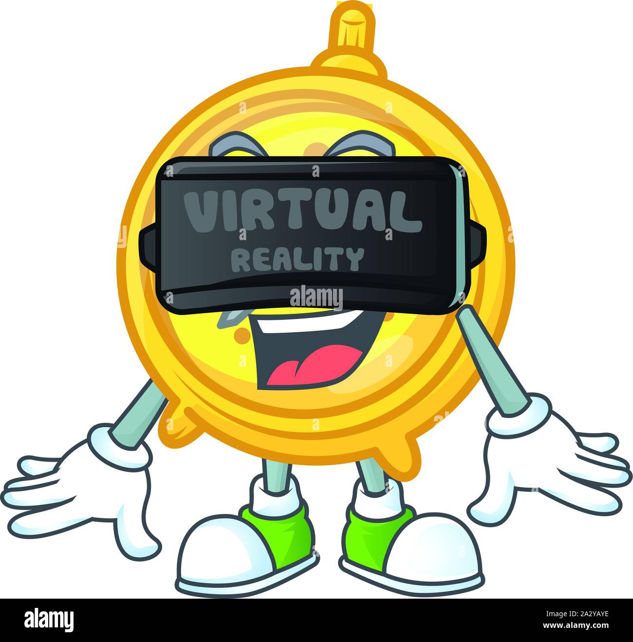 Virtual reality clock character hi-res stock photography and images - Alamy