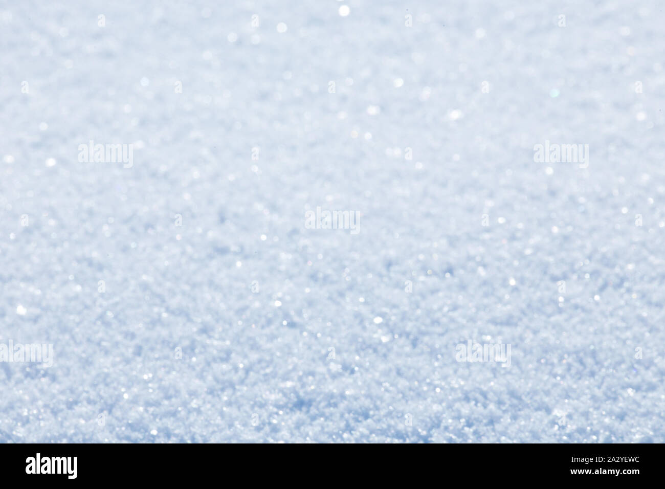 Beautiful snowy background. Winter snow. Christmas winter background with snow and blurred bokeh Stock Photo