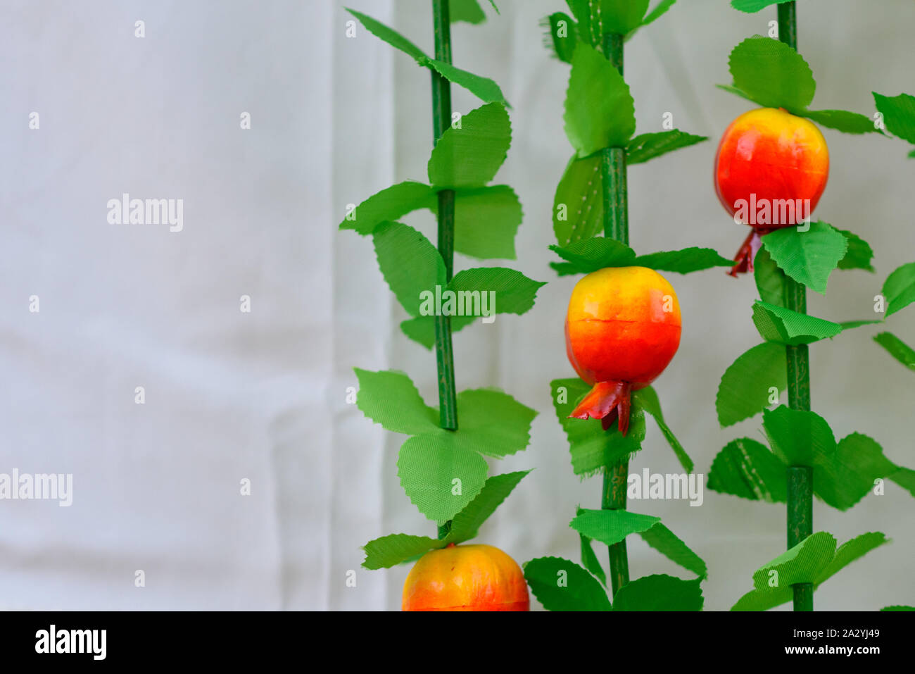 Jewish holiday Sukkot background. Jewish festival of Sukkot. Part of