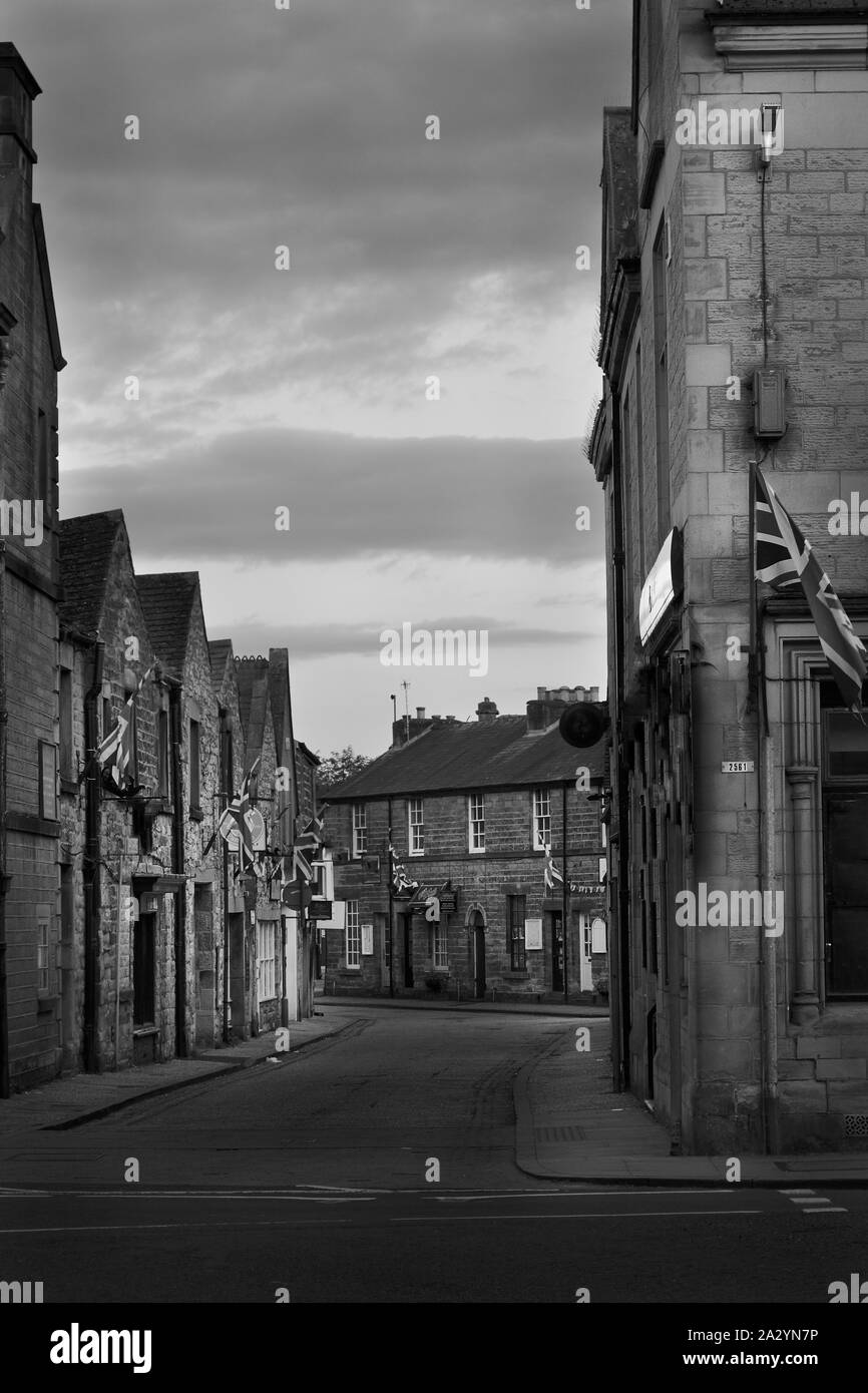 A street in Bakewell, Derbyshire Dales, UK Stock Photo