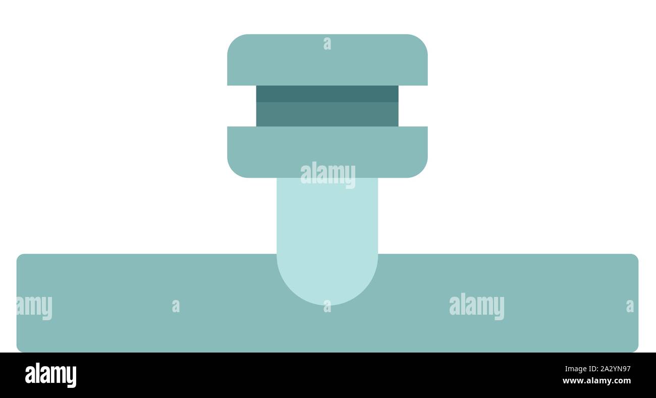 Water sprinkler icon. Flat illustration of water sprinkler vector icon ...