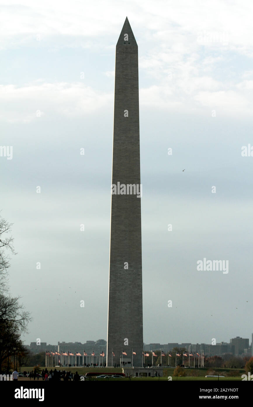 The Washington Monument in Washington DC, USA Stock Photo