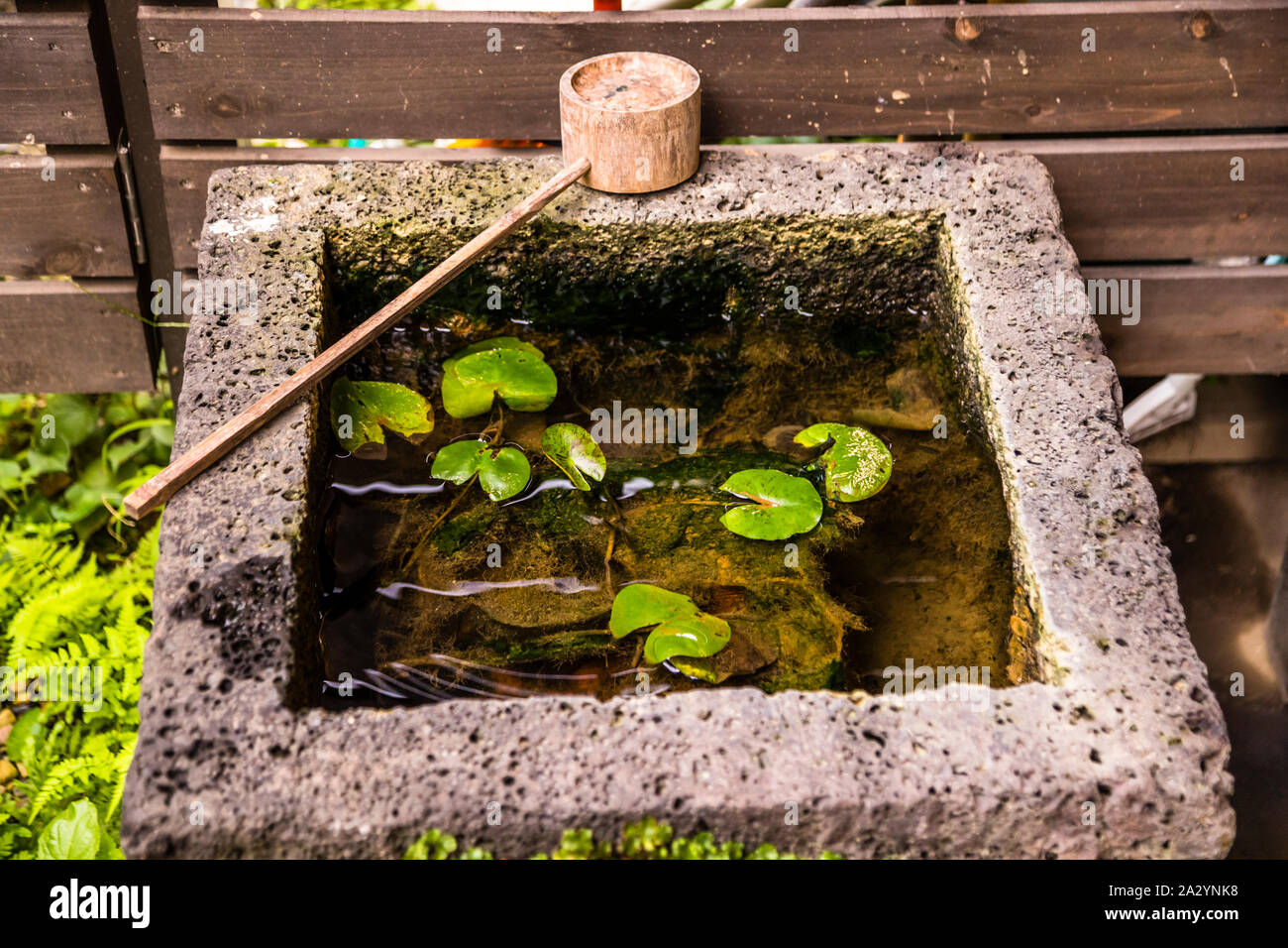 Japanese Architecture and Design in Fujinomiya, Japan Stock Photo