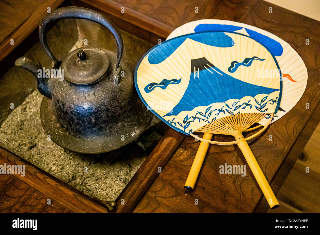 Japanese Architecture and Design in Fujinomiya, Japan Stock Photo