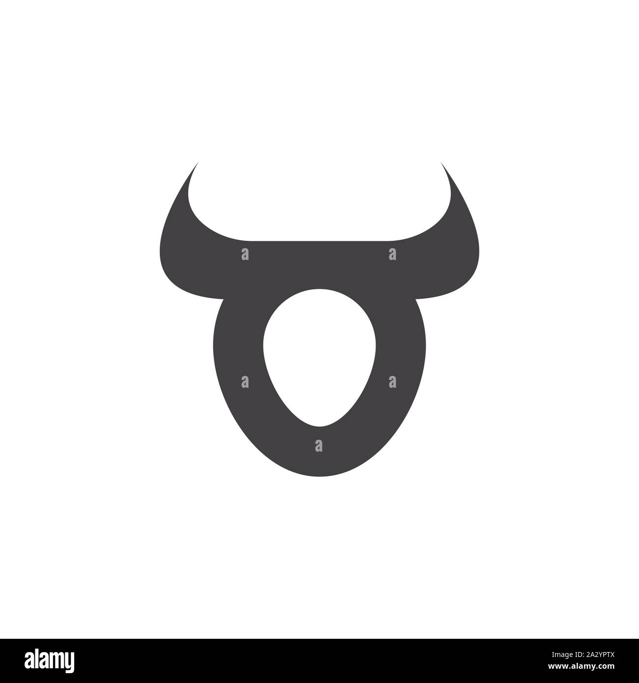 Taurus graphic design template vector isolated illustration Stock Vector