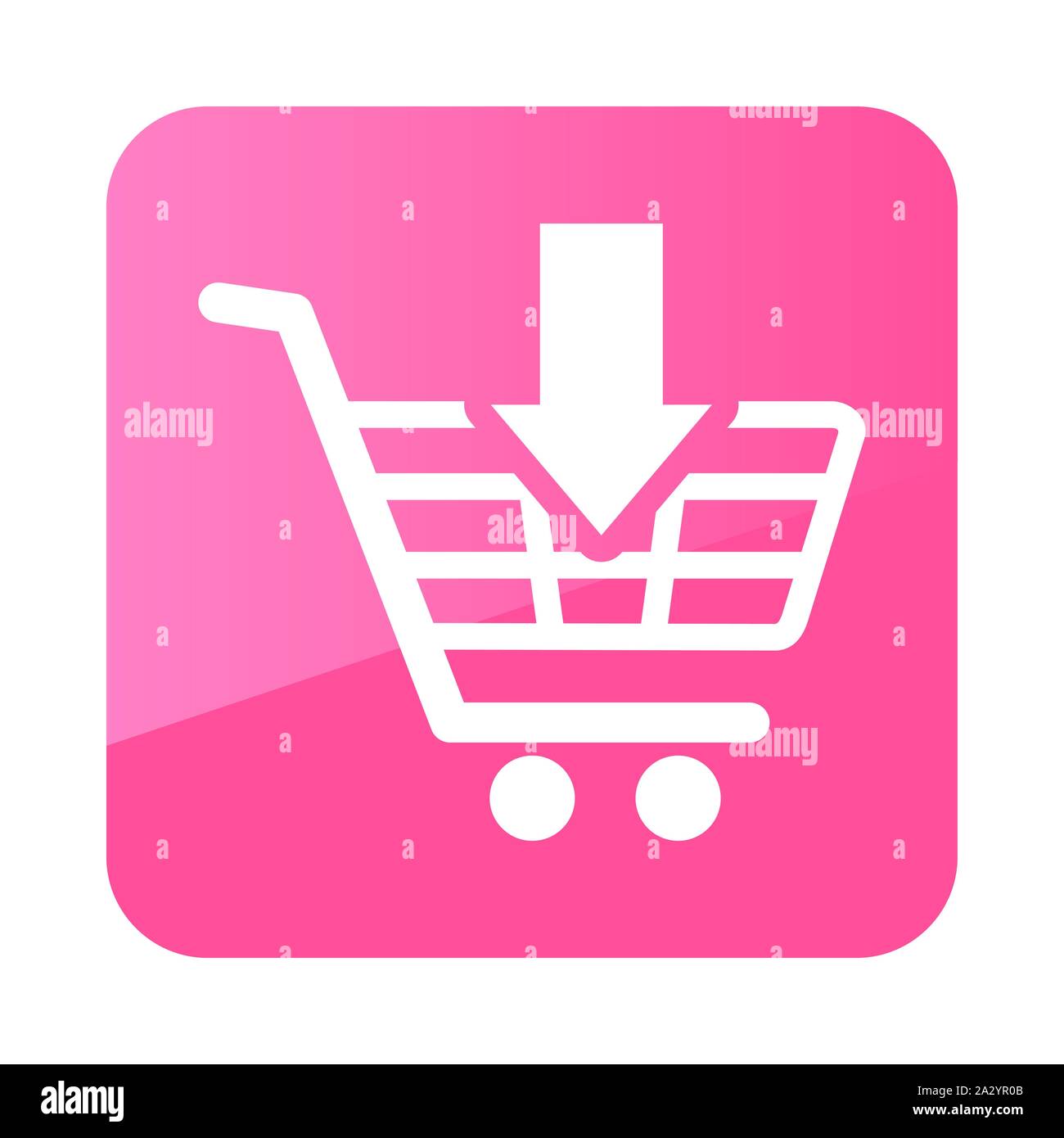 Shopping cart with an arrow icon. E-commerce sign. Graph symbol for your web site design, logo, app, UI. Vector illustration, EPS10. Stock Vector