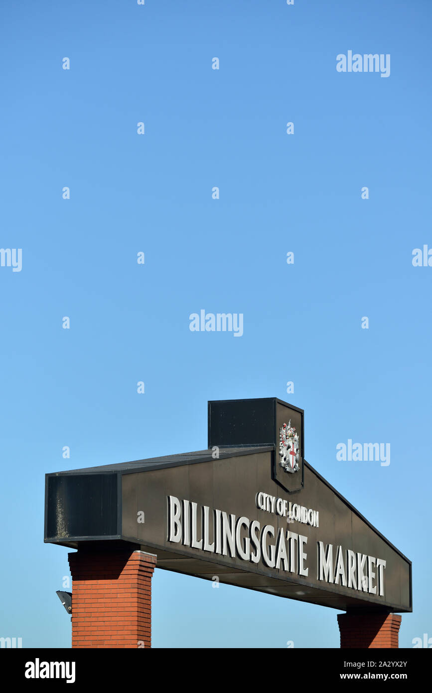 Billingsgate Market, Trafalgar Way, Poplar, East London, United Kingdom