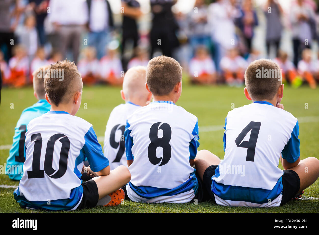 Boys wearing soccer shirts on hi-res stock photography and images - Alamy