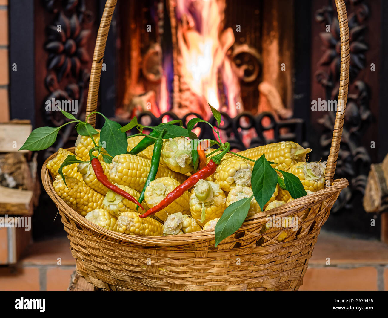 Fireplace Insert Stock Photos Fireplace Insert Stock Images Alamy