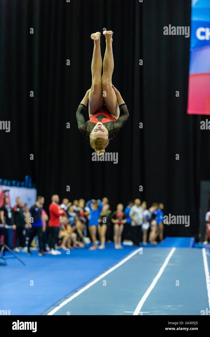 Birmingham, England, UK. 28 September 2019. Sophie Brown (Dynamite
