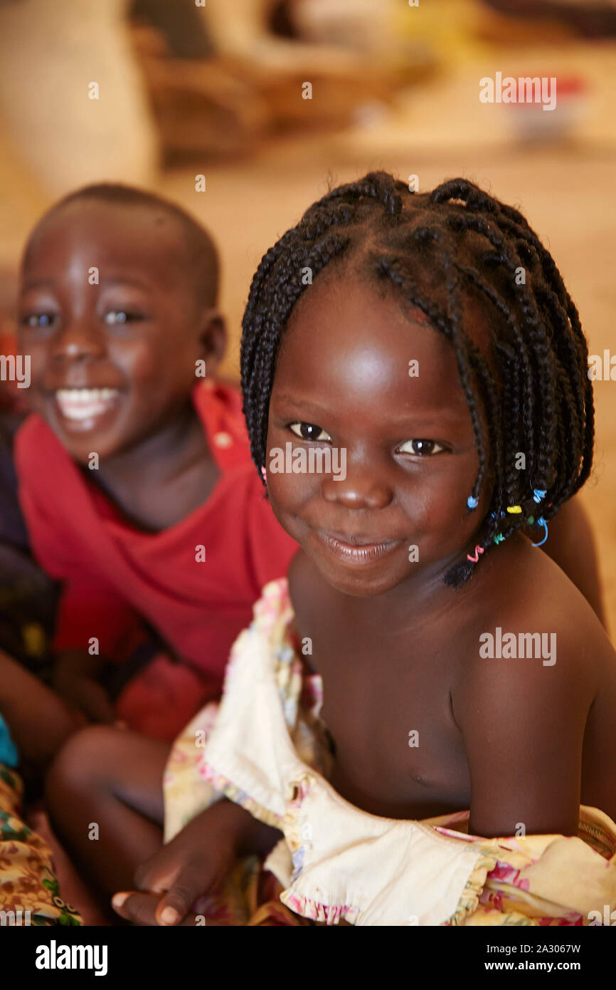 Central African Republic CAR Bangui Children Dodanu(5)  Photo Jaco Klamer 27-05-2014 Stock Photo