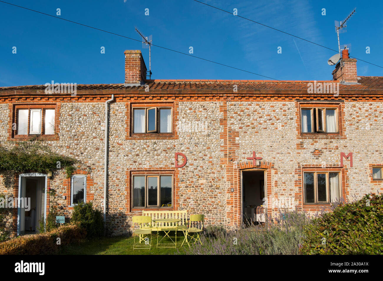 The Wiveton Hall holiday cottages in Marsh Lane, Wiveton, North Norfolk ...