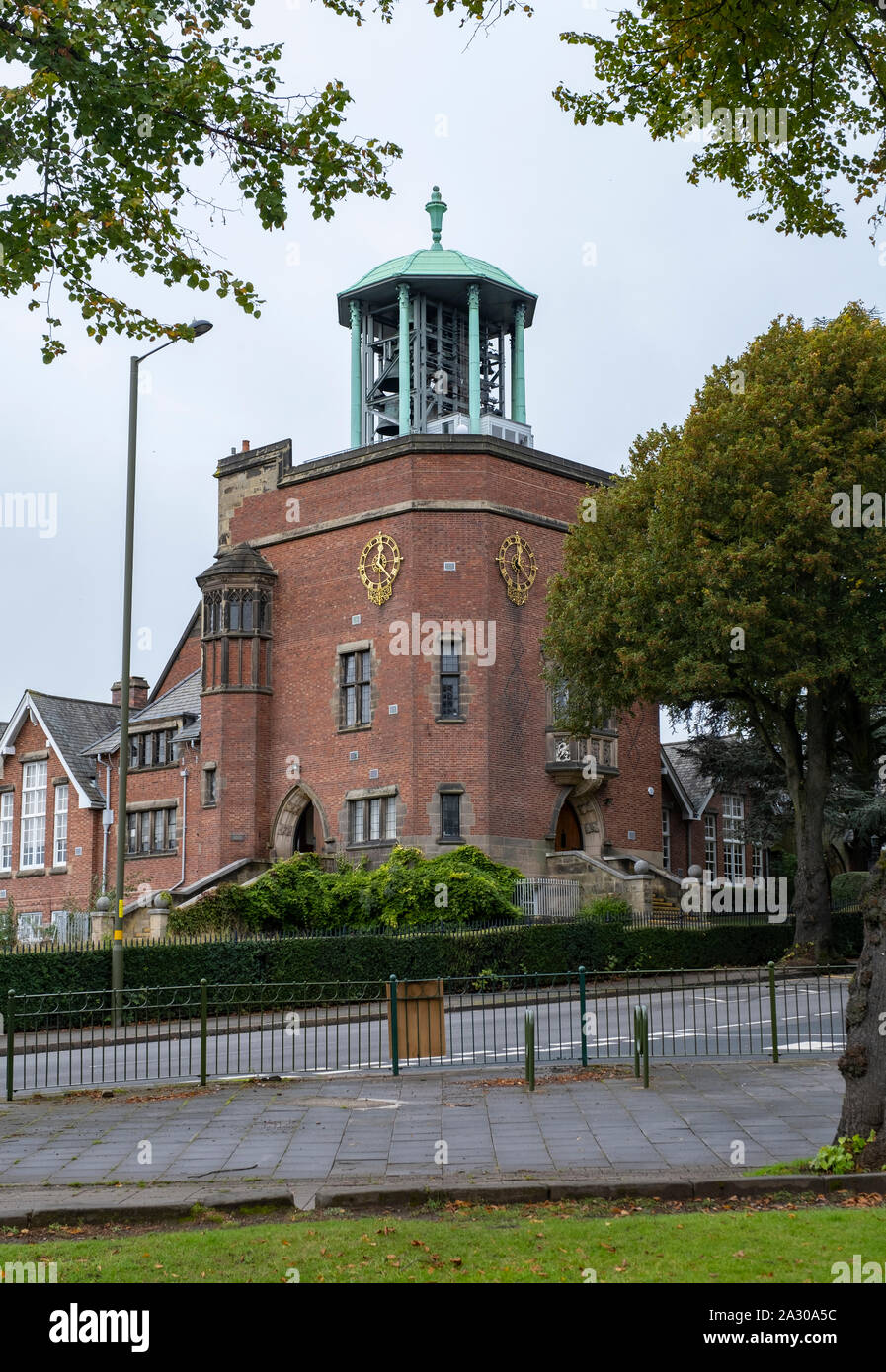 The famous Carillon in the village of Bournville, Birmingham, UK Stock