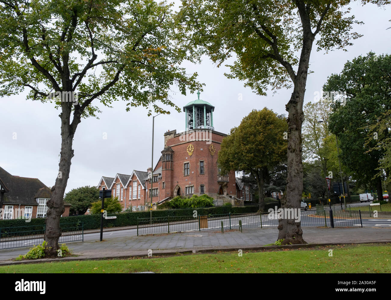 The famous Carillon in the village of Bournville, Birmingham, UK Stock