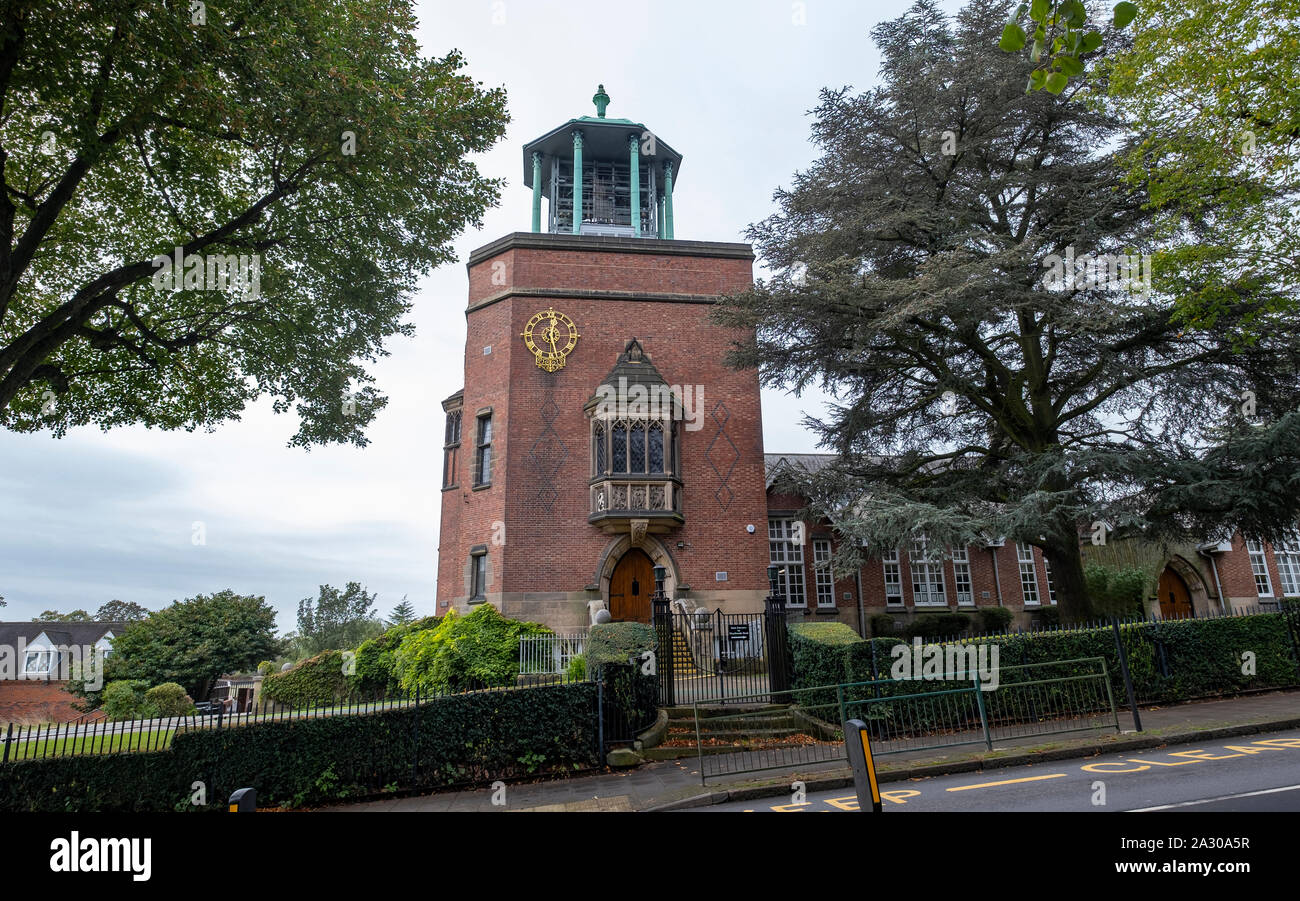 The famous Carillon in the village of Bournville, Birmingham, UK Stock