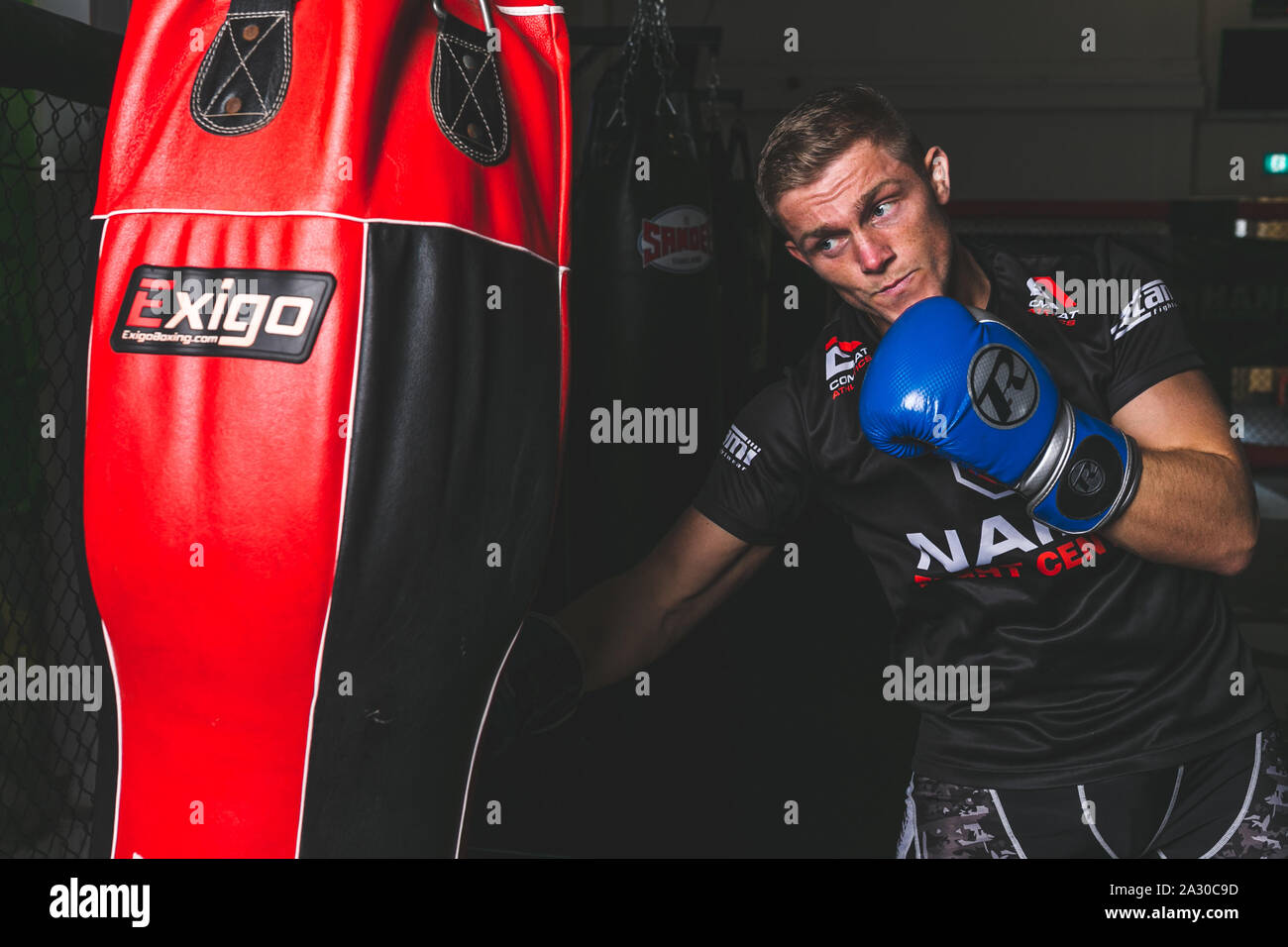 Promotional shoot with MMA fighter, Rhys Hughes ahead of his Budo ...