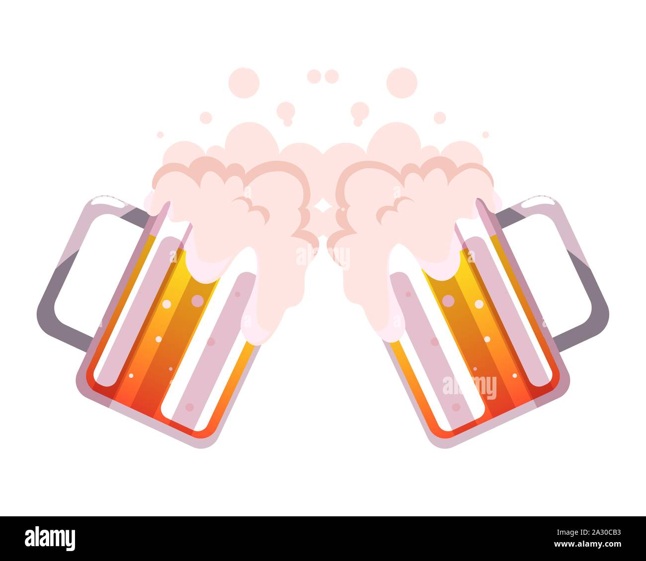 mug of beer in white background vector illustration design Stock Vector ...