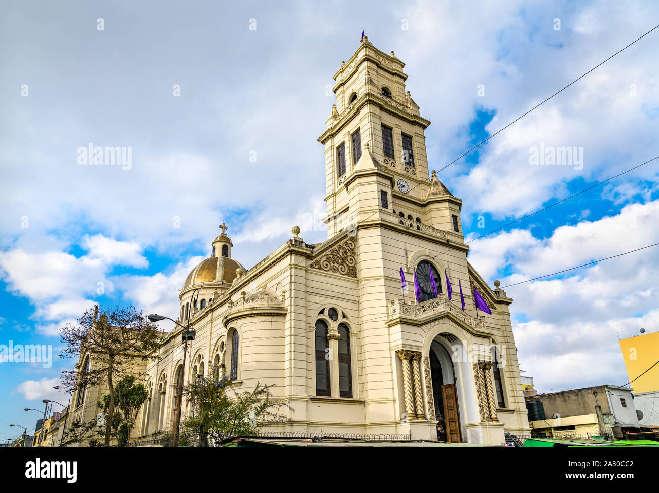 Church of Our Lady of Remedios in Guatemala City Stock Photo