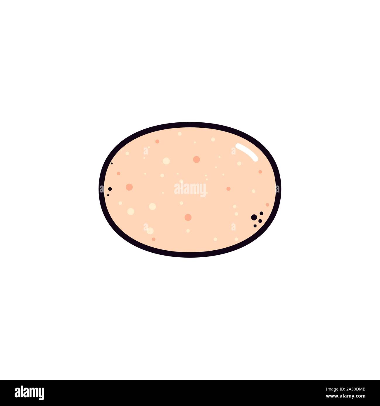 fresh and delicious bagel bread vector illustration design Stock Vector ...