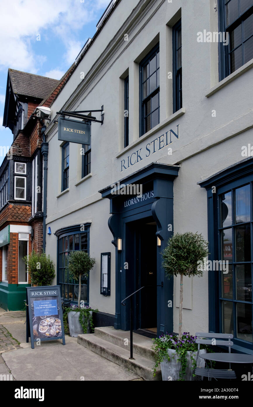 Rick Stein's Fish Restaurant in the Wiltshire Market Town of Marlborough UK. Stock Photo