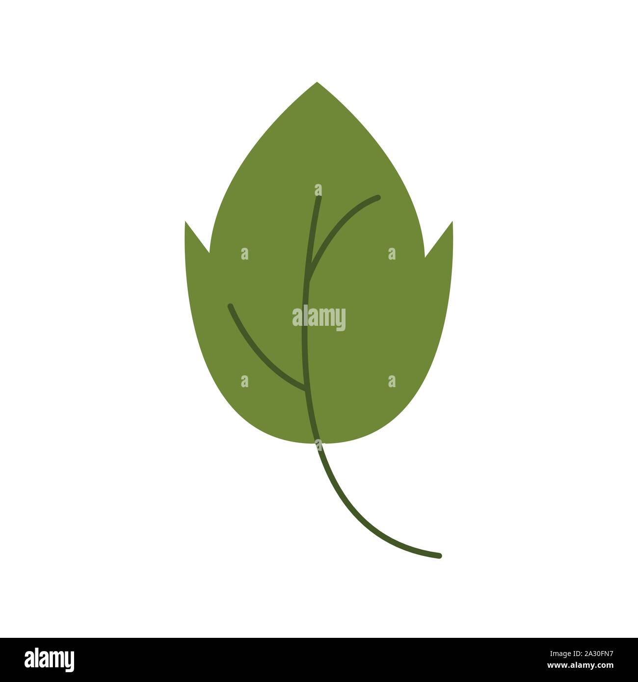 autumn leaf plant seasonal isolated icon Stock Vector Image & Art - Alamy