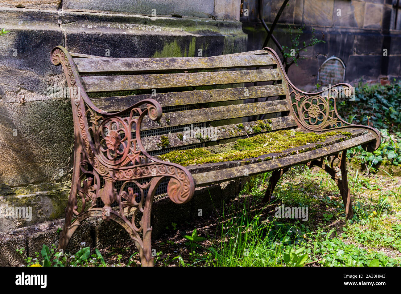 old Vintage bench Stock Photo