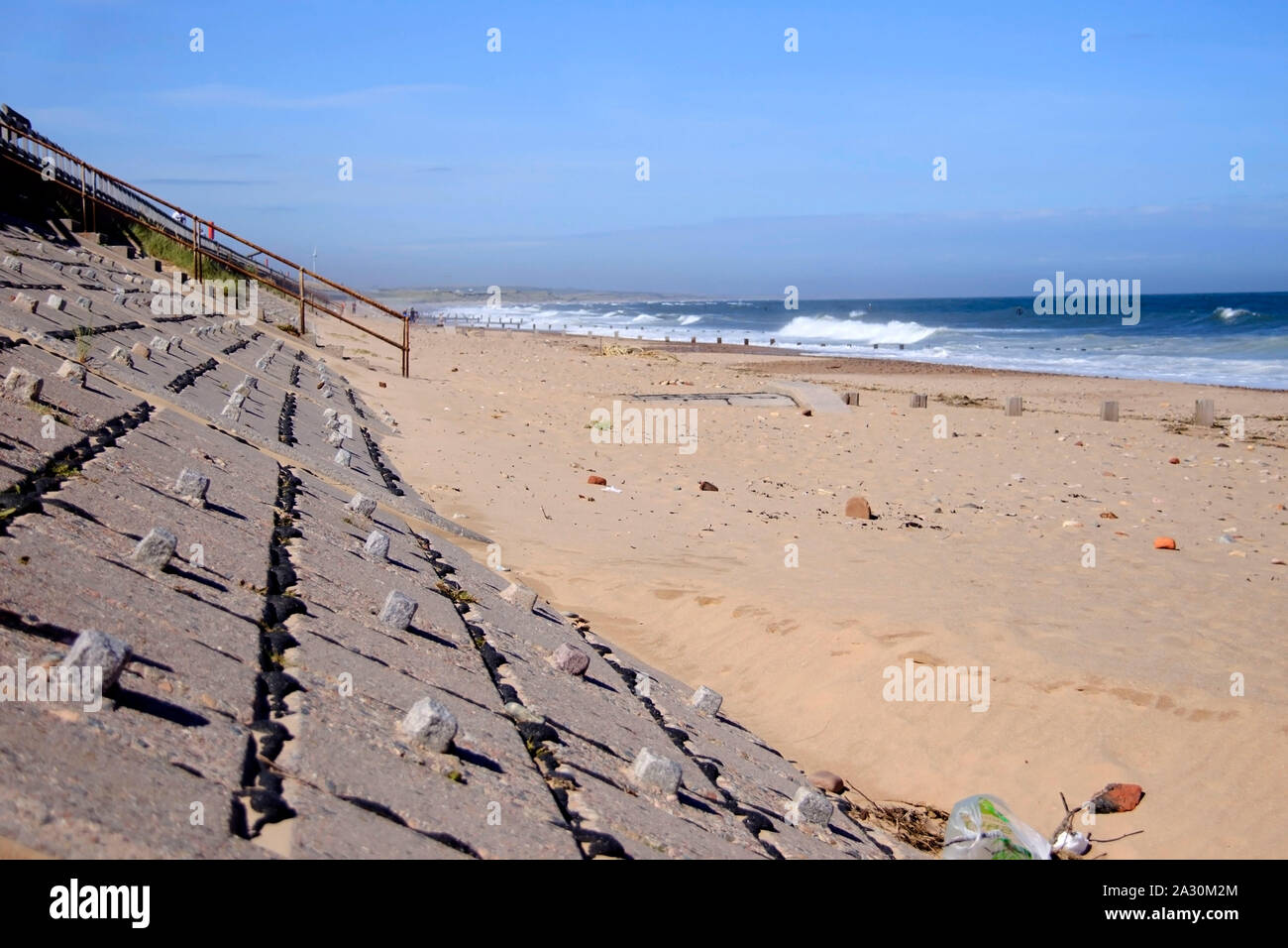Aberdeen Beach, Scotland, UK Stock Photo