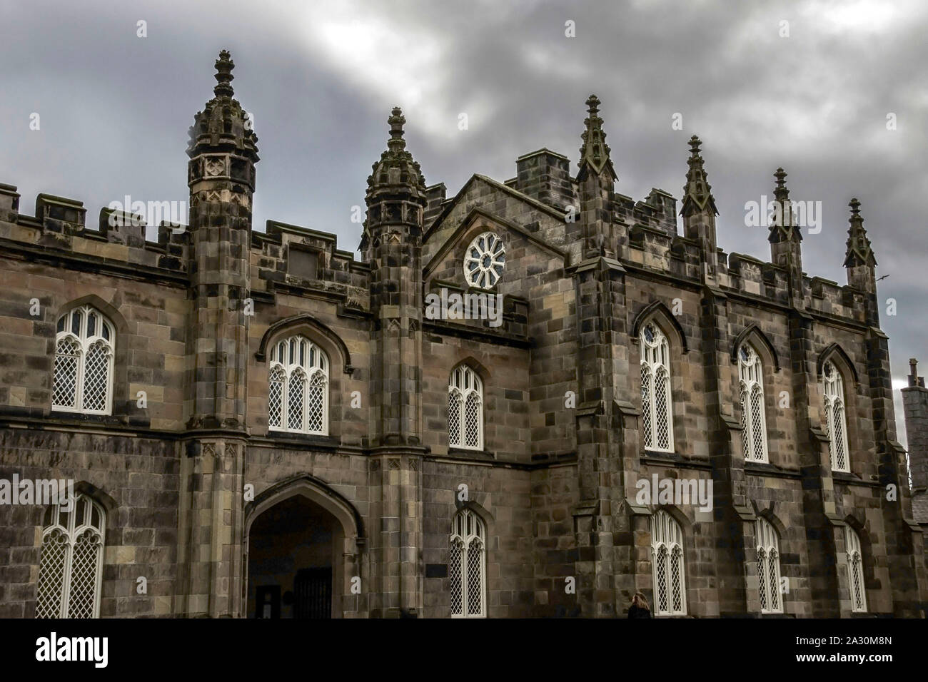 King's College in Old Aberdeen, Scotland. The University and King's College of Aberdeen. Stock Photo