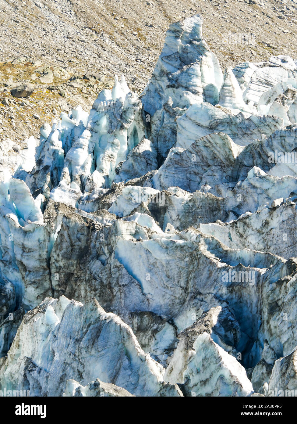 Photo Ancienne Alpiniste Glacier Blanc – Tirage Argentique Vintage – Vers 1910