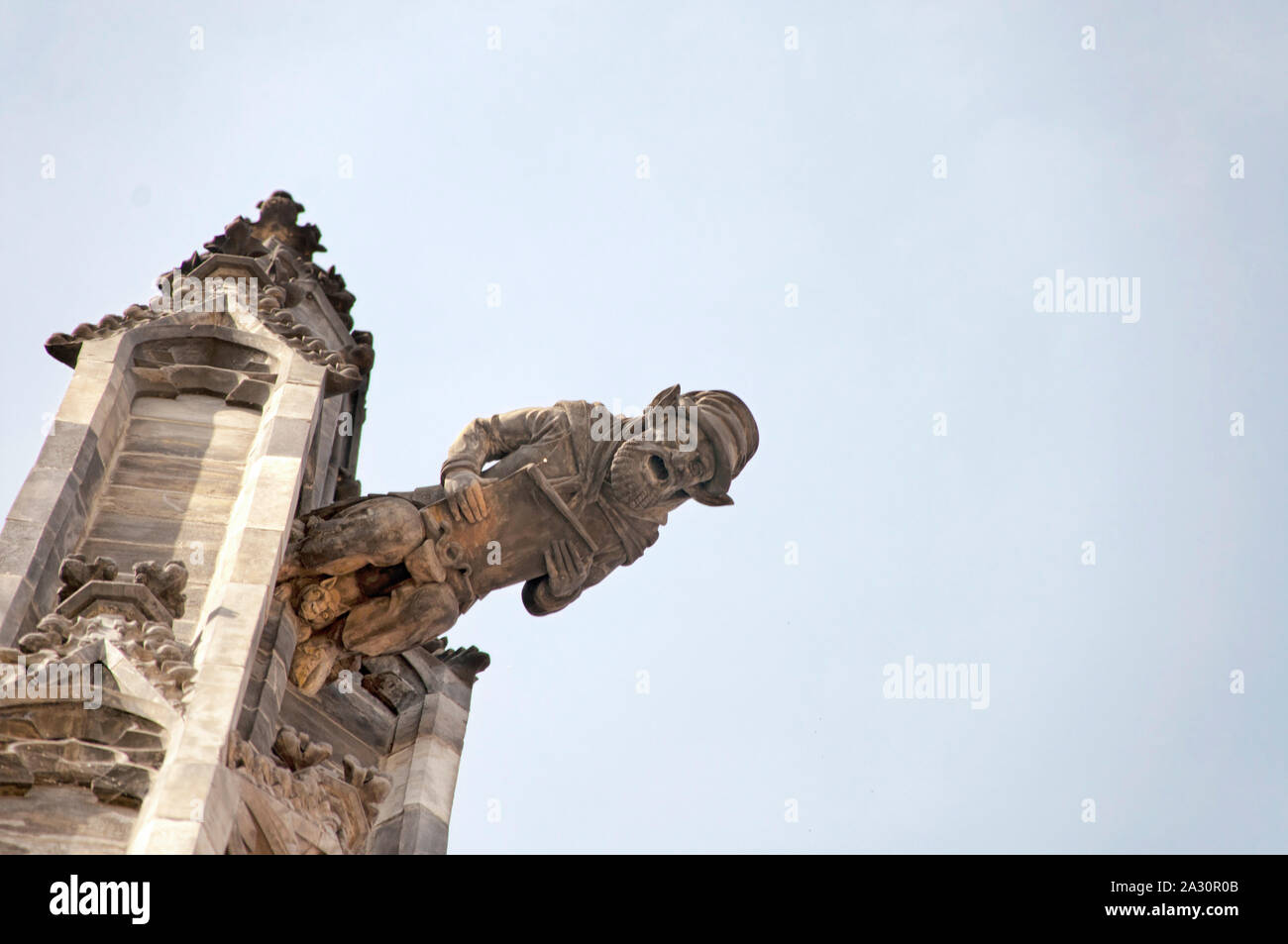 Gargoyle of St. Vitus Cathedral in Prague, Czech Republic Stock Photo