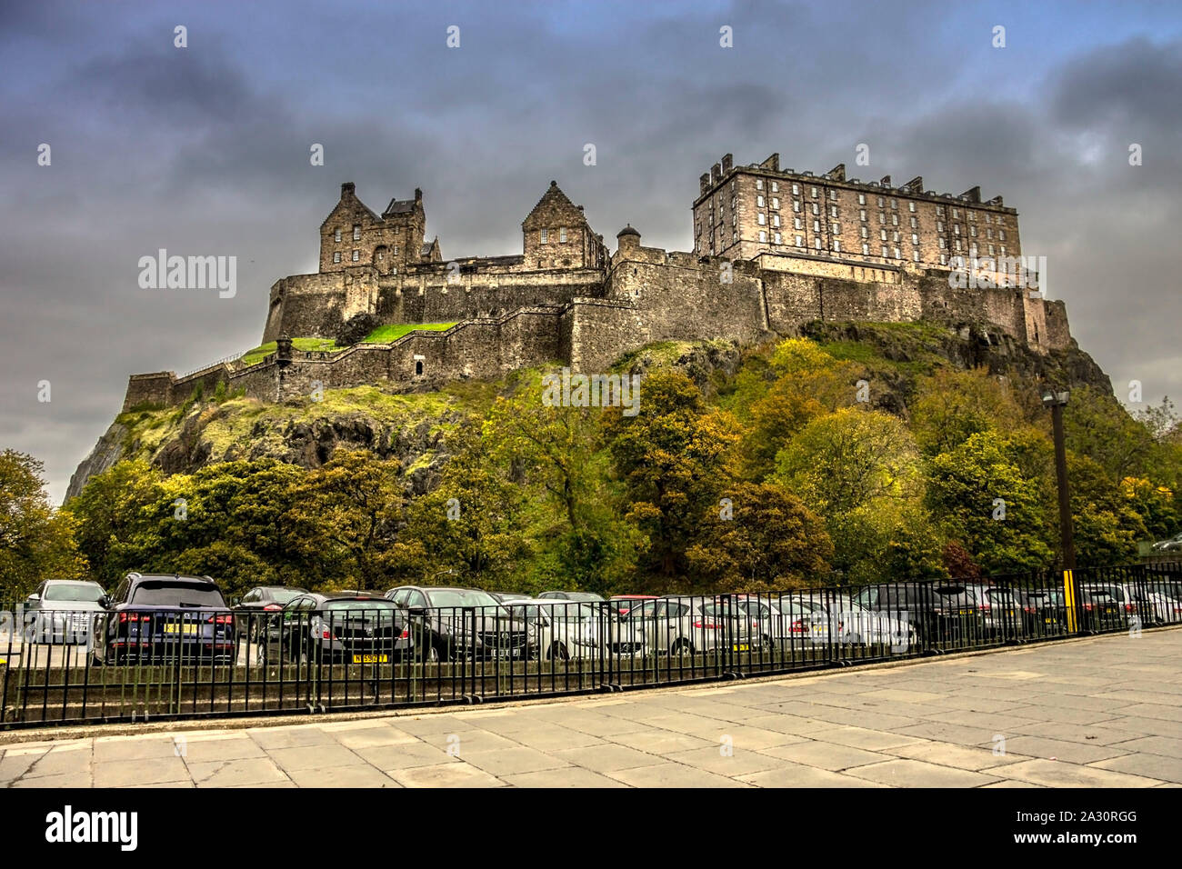 Edinburgh Castle Stock Photo