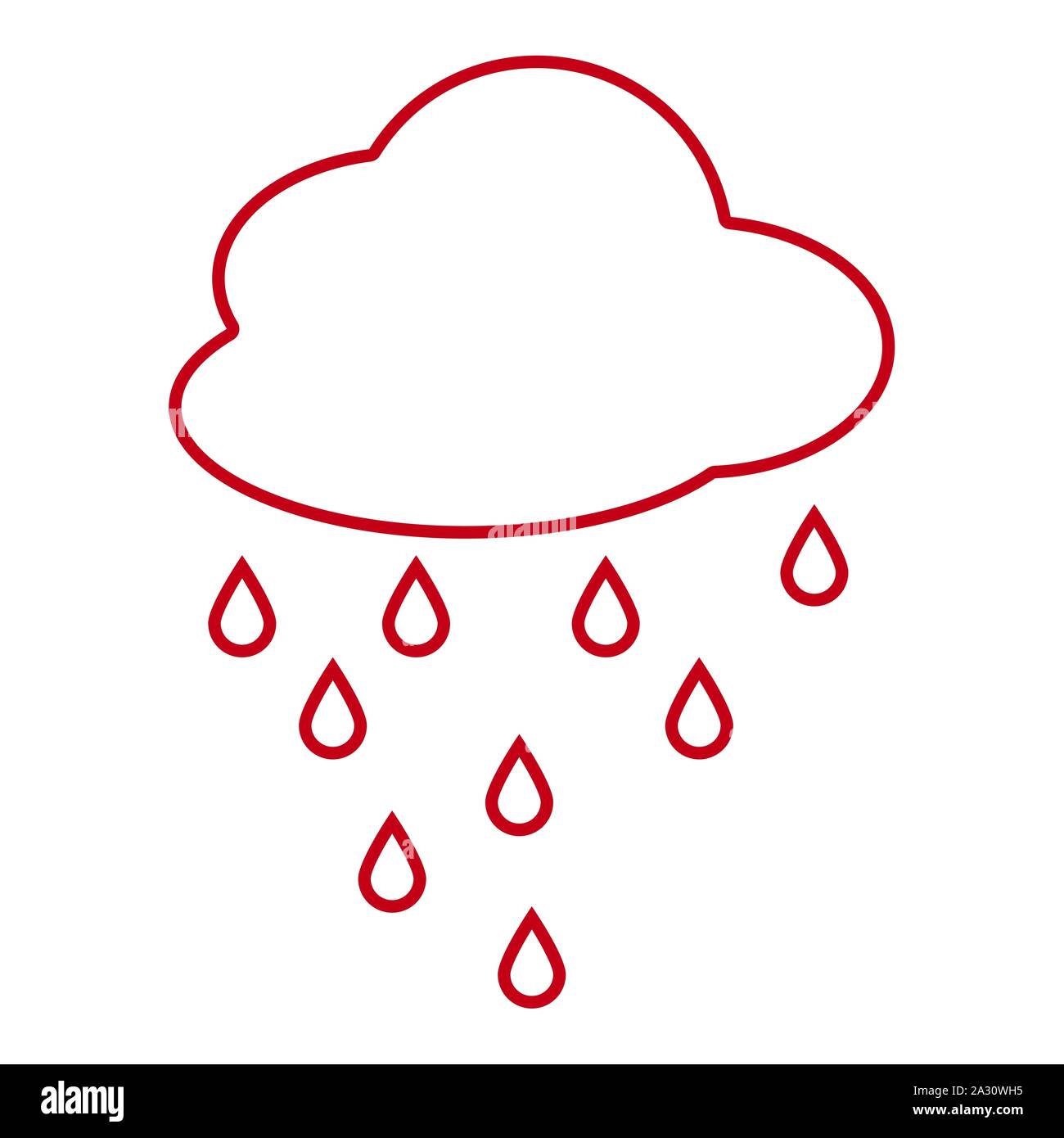 cloud sky flat style icon Stock Vector Image & Art - Alamy