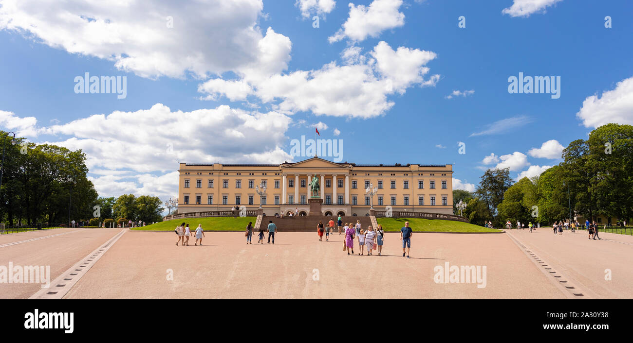 OSLO, NORWAY - The Royal Palace. Stock Photo