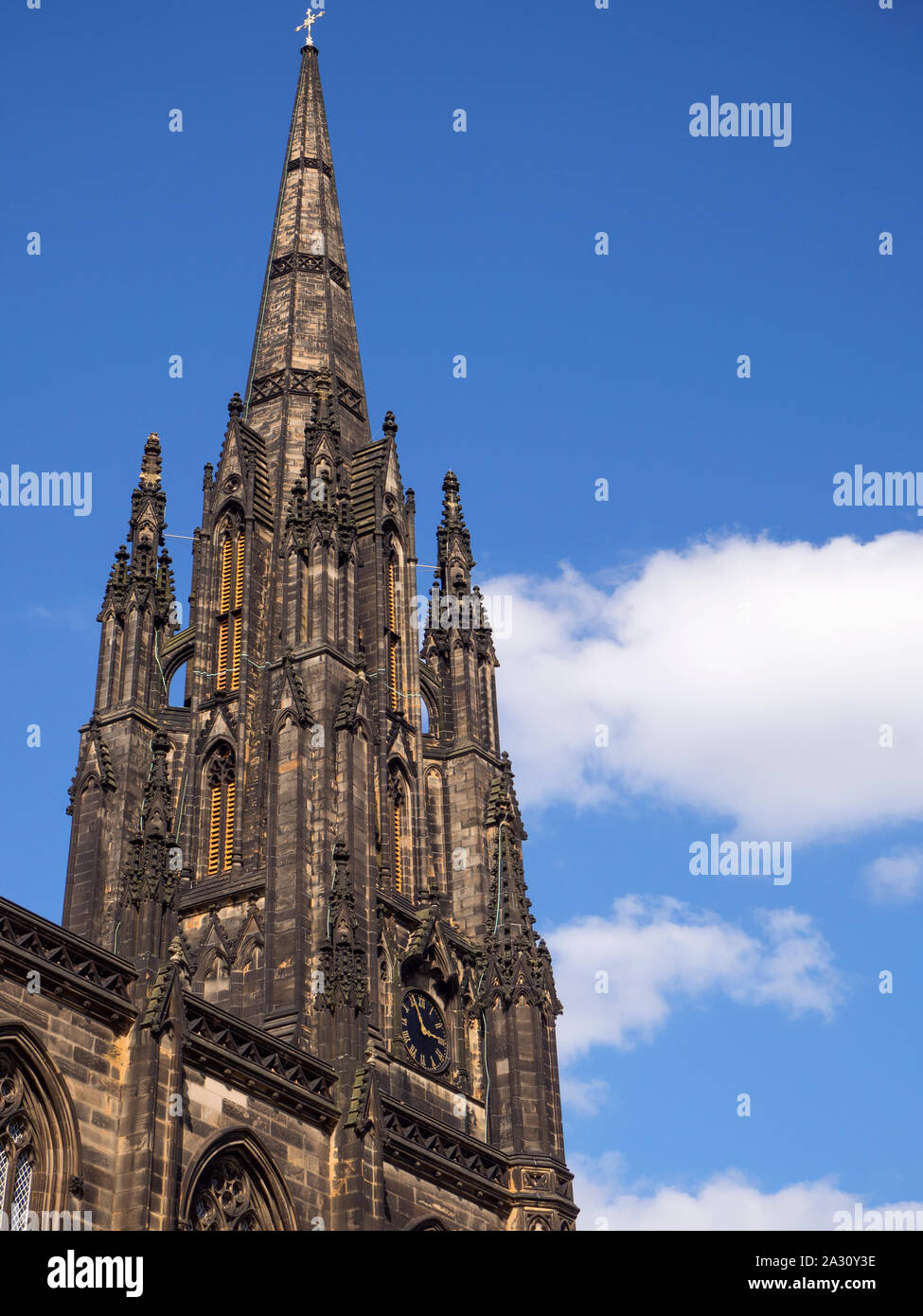 The Hub Edinburgh Festival Centre on the Royal Mile in the Old Town Edinburgh Scotland Stock Photo