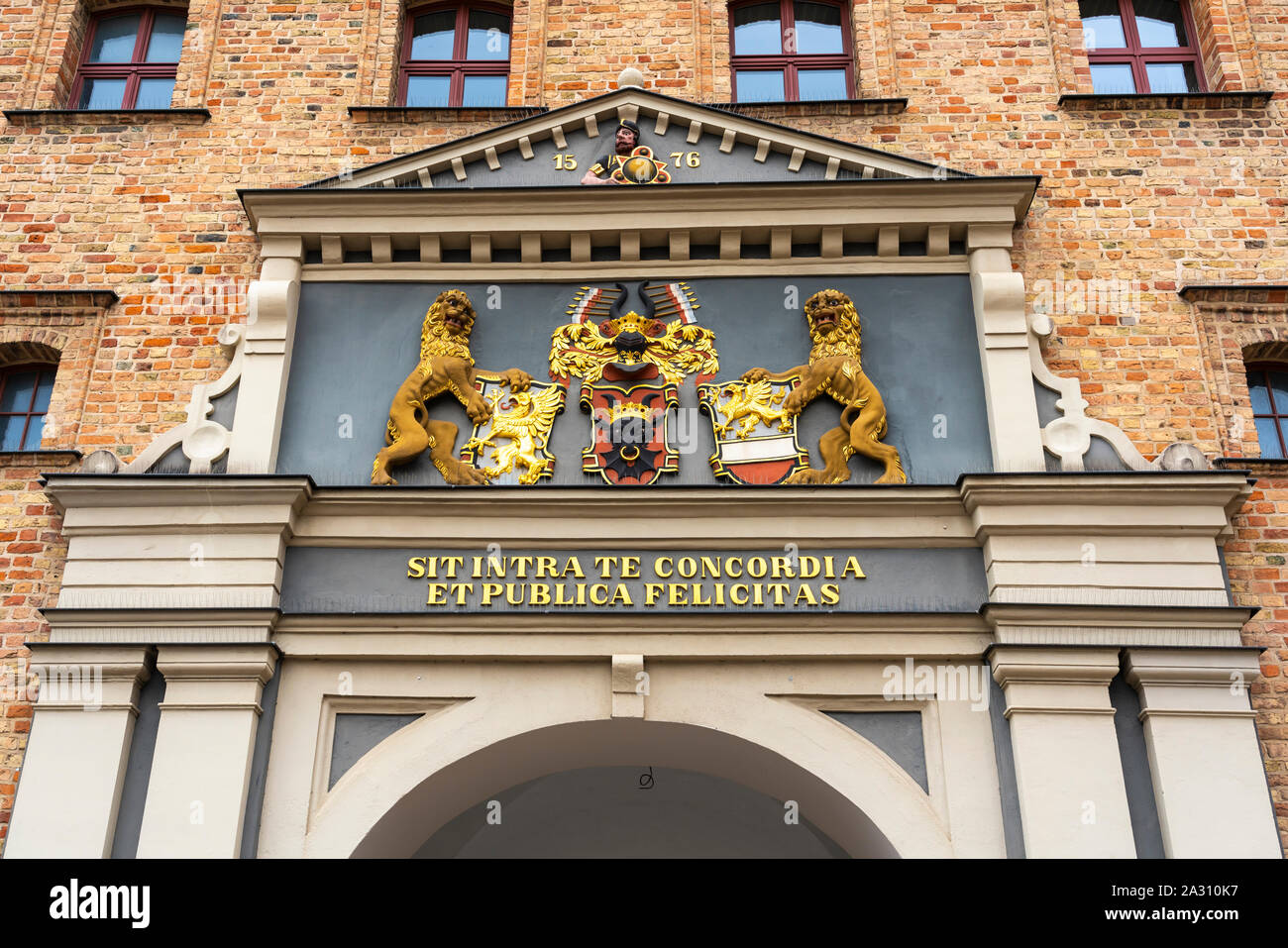 Stone Gate Rostock Stone city gate hi-res stock photography and images - Alamy