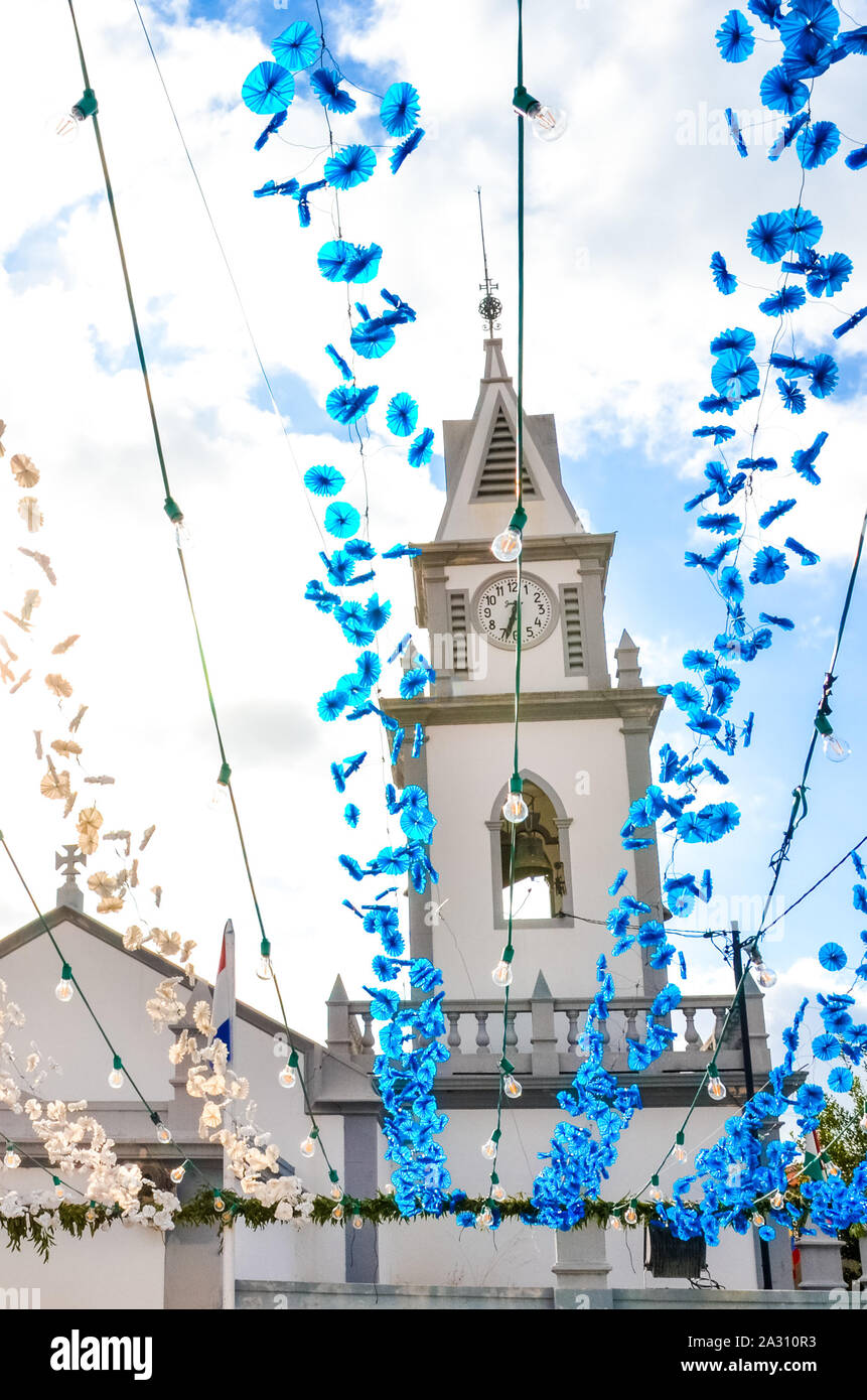 Temple Flower Decoration Festival Stock Photos Temple Flower