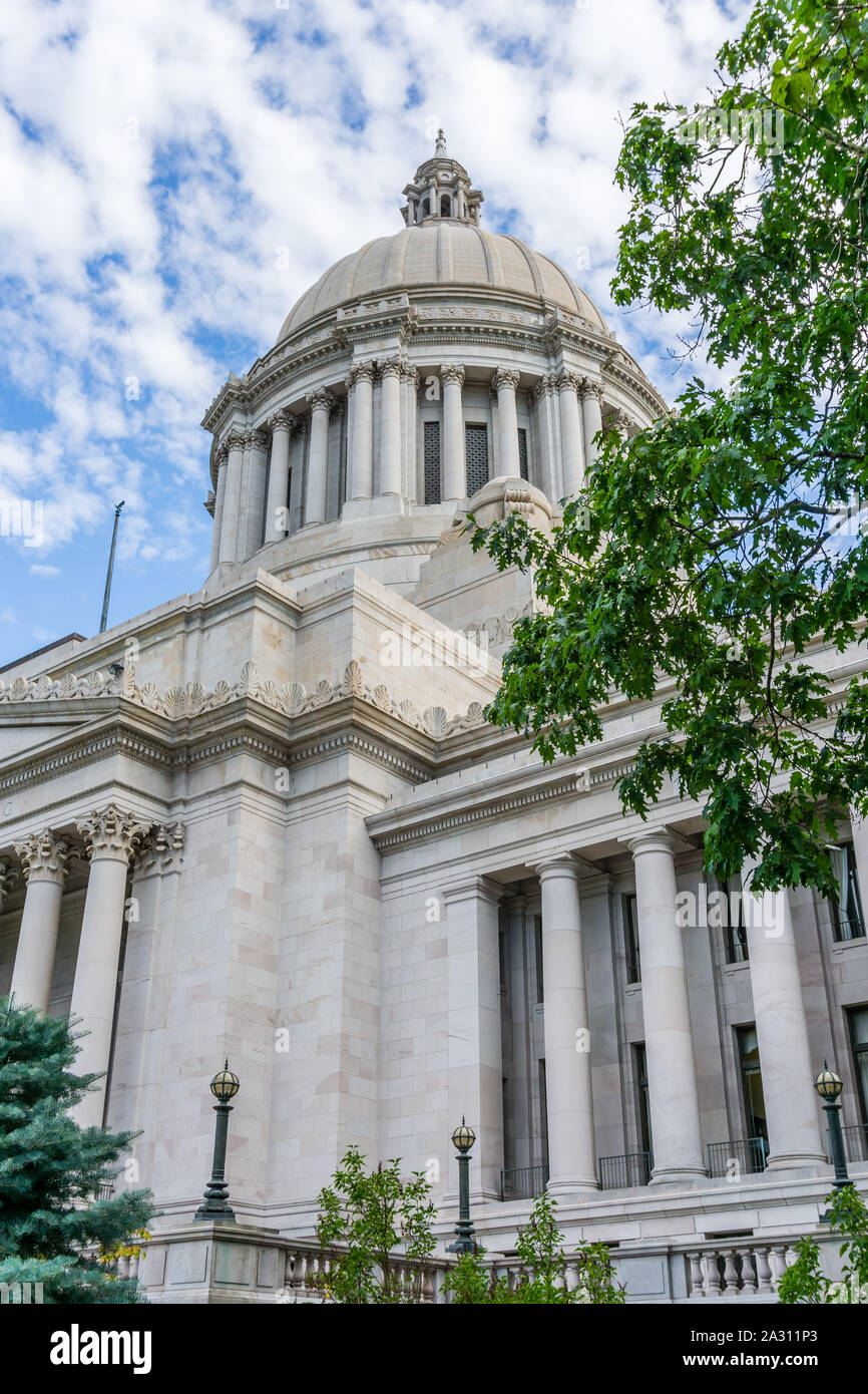 A domed buildings at the Washington State Capitol Stock Photo