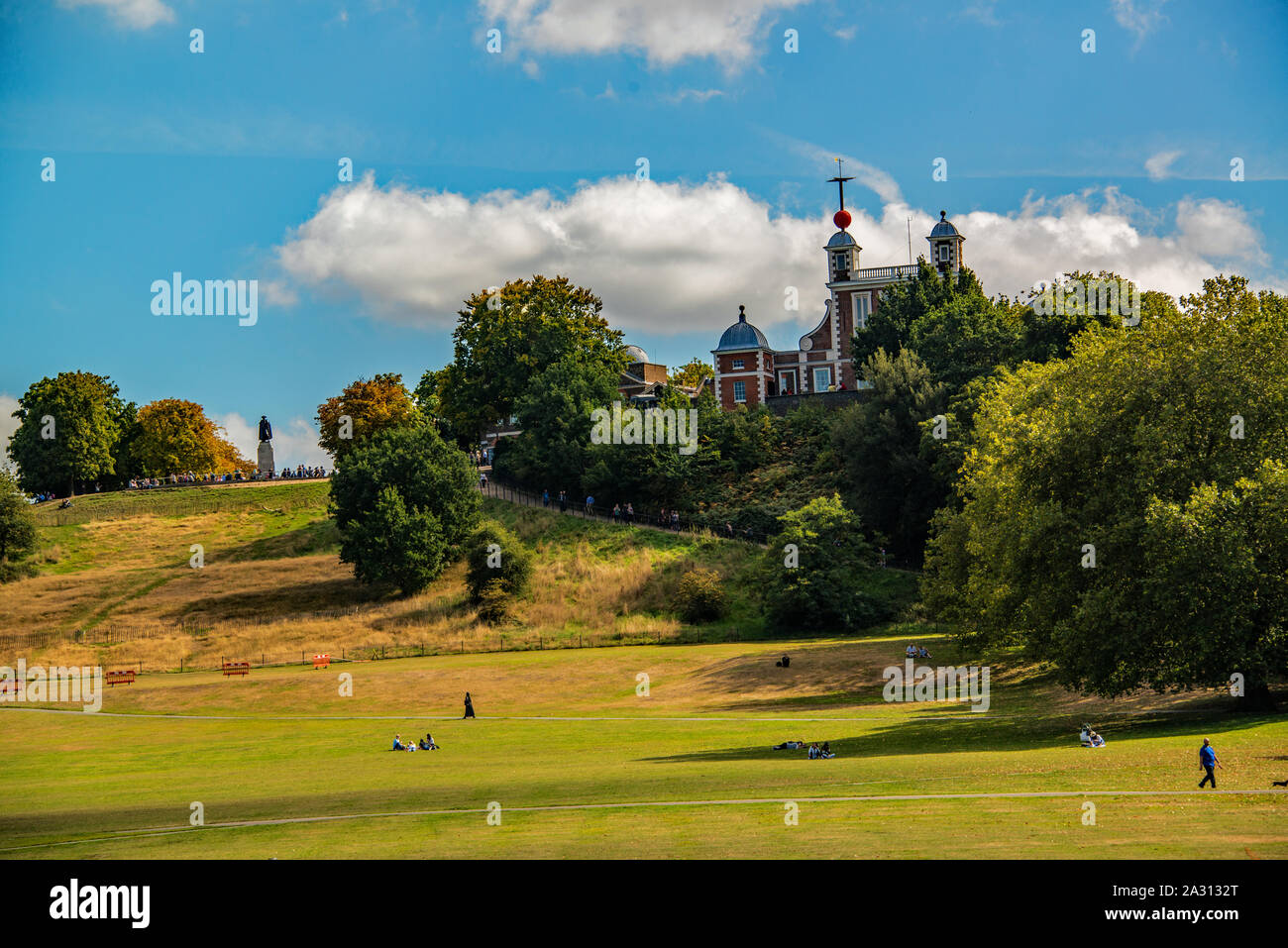 The Royal Observatory, Greenwich Park, London. Stock Photo