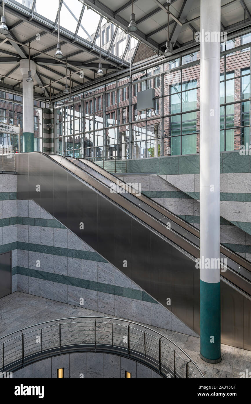 Westentor U-Bahn underground metro station in Dortmund, Germany Stock Photo