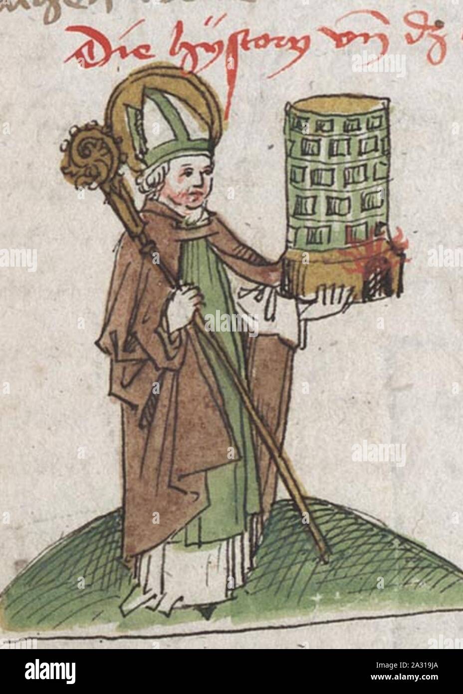 Epimachus Klosterchronik Kempten Stock Photo Alamy