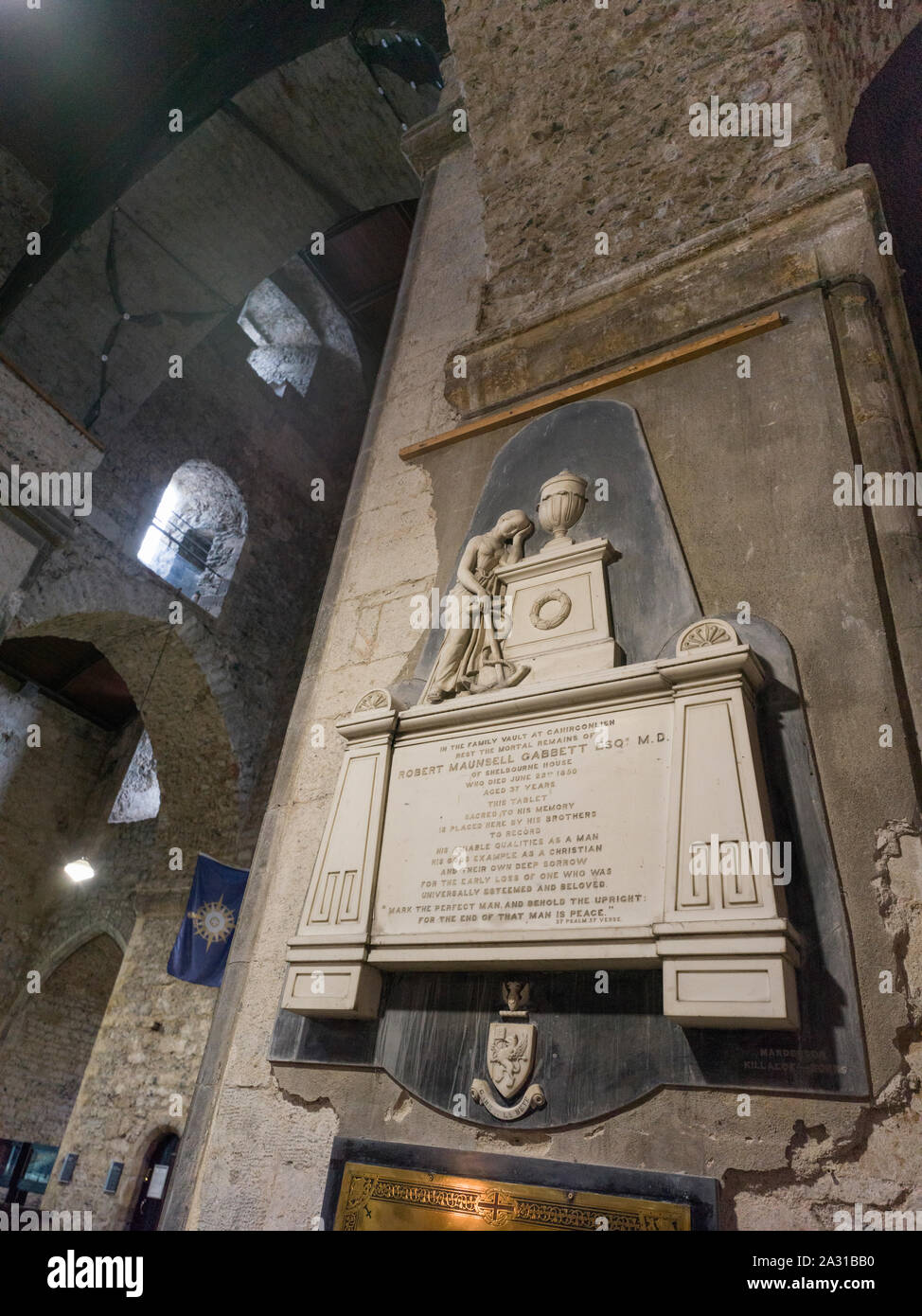 Memorial Plaque in St. Mary's Cathedral, Kings Island, Limerick, County