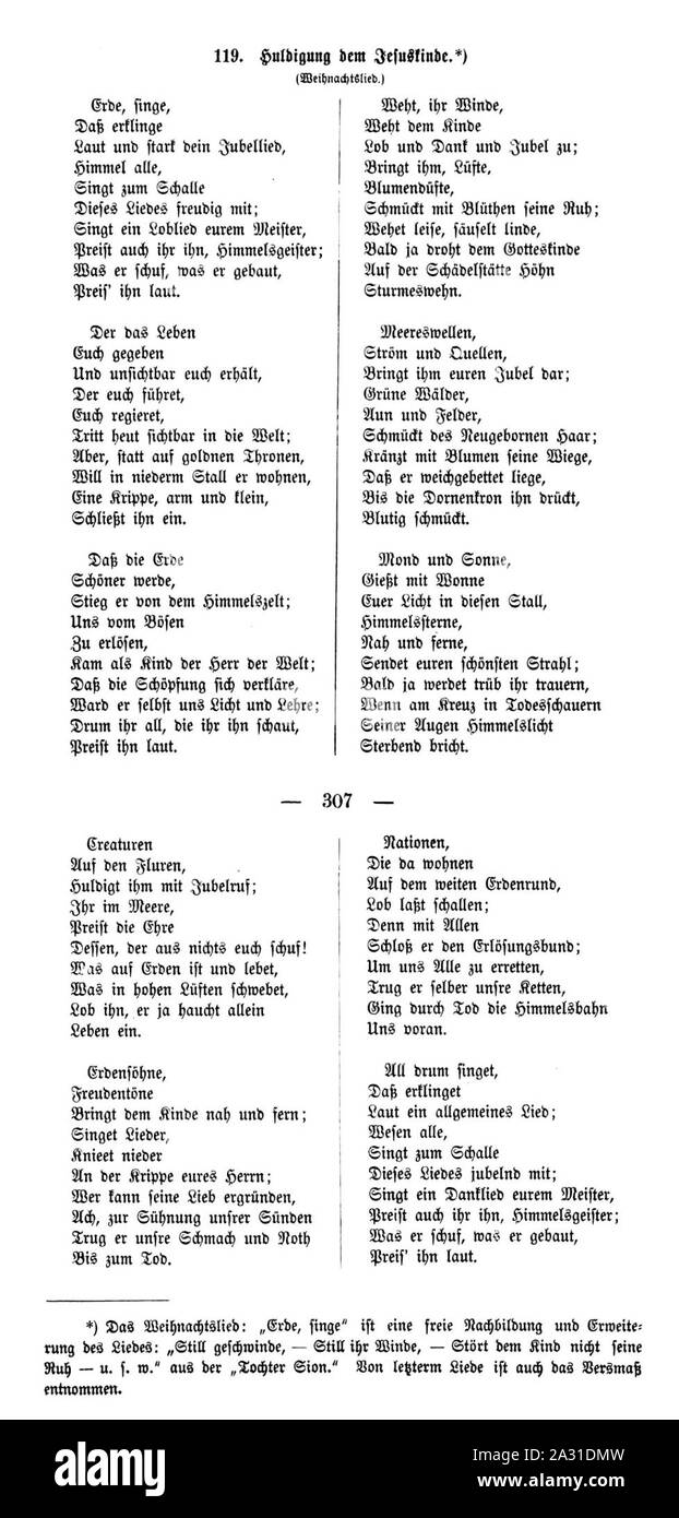 Erde, singe (1869 Stock Photo - Alamy
